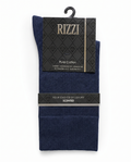 Rizzi Navy Pure Cotton Scented Non-Biding Seamless Socks