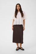 Saint Tropez Lodisa Skirt - Chocolate Brown