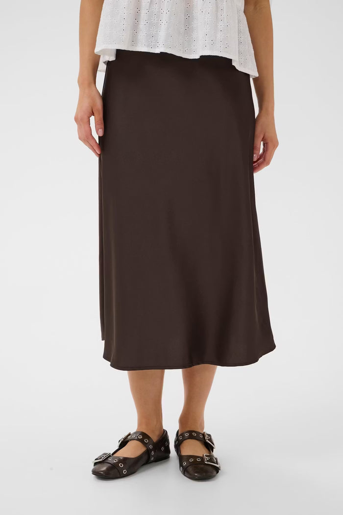 Saint Tropez Lodisa Skirt - Chocolate Brown