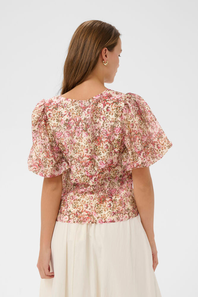 Saint Tropez Rainie Blouse - Ballerina Brushed
