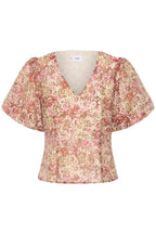 Saint Tropez Rainie Blouse - Ballerina Brushed