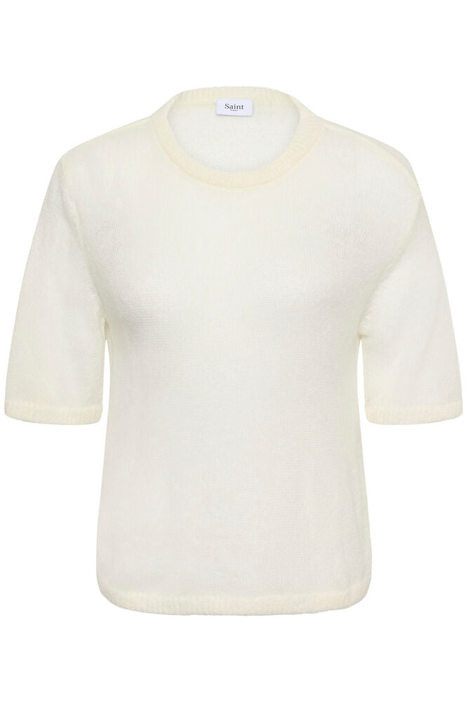Saint Tropez Sabbara Short Sleeve Pullover - Ice Melange