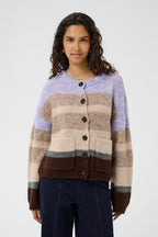 Saint Tropez Seraphina Cardigan - Chocolate Lilac