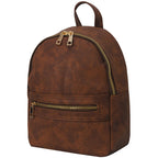 !SALE! Brown NGIL Faux Leather Mini Backpack
