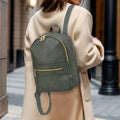 !SALE! Green NGIL Faux Leather Mini Backpack