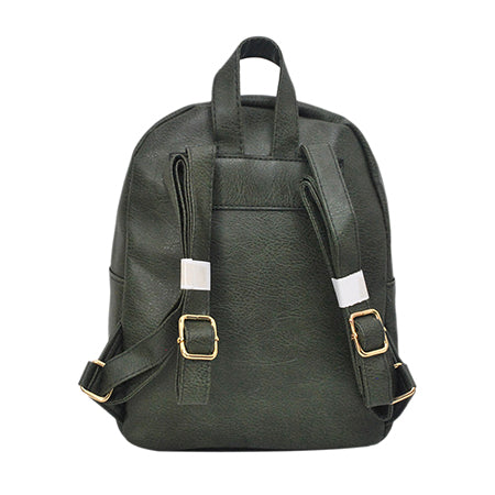 !SALE! Green NGIL Faux Leather Mini Backpack