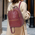 !SALE! Red NGIL Faux Leather Mini Backpack