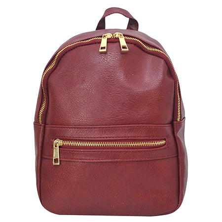 !SALE! Red NGIL Faux Leather Mini Backpack