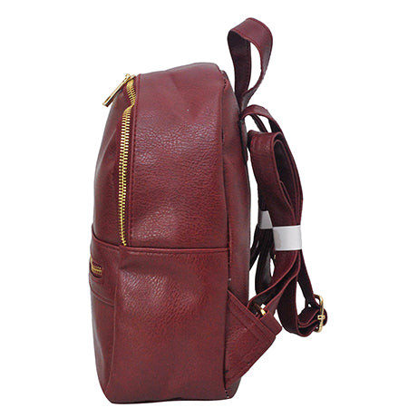 !SALE! Red NGIL Faux Leather Mini Backpack
