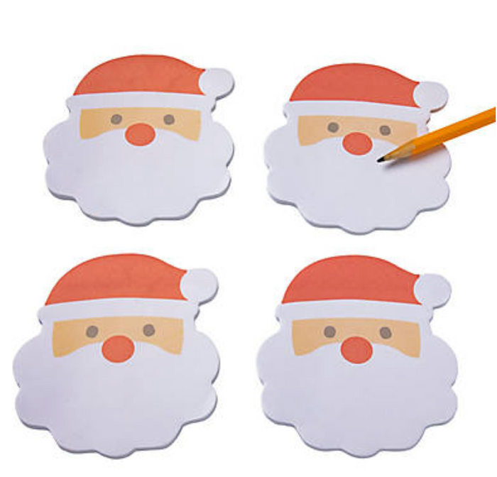 Santa Sticky Notes (12 per unit) #4091044, B-48