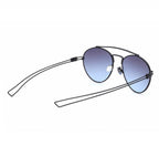 SG579 - Metal double beam hollow sunglasses