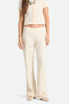 Women's Siesta Knit Pant in the color Whitecap - Women's Front View