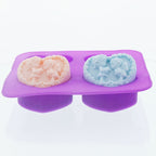 Silicone Soap Mould – 4 Cavity - Young Hearts