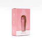 Packaging of the Slick Oil Absorbing Volcanic Roller [Removes Oil & Shine] | Dreambox Beauty, a pink skincare tool designed to absorb oil and reduce shine for a refreshed complexion.