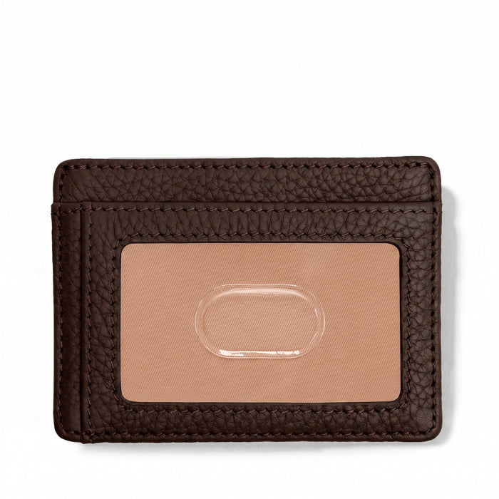 Slim ID Card Case Umber