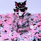 Spookiest Bat On The Block Halloween Clay Sprinkles Bead Mix by GlitterLambs.com