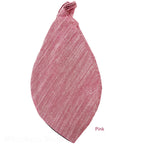 Sri Radha Vrindavan Logo - Hand Painted - Pink Outer Circle With Green - Jute Bead Bags - Choose Color