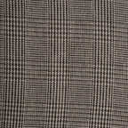 Steven Land Black Glen Check Spread Collar French Cuffs Wrinkle & Shrink Free Cotton Dress Shirt - The Suit Depot