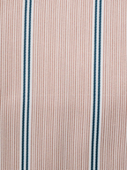 Steven Land Brown Stripe Spread Collar French Cuff Wrinkle & Shrink Free Dress Shirt
