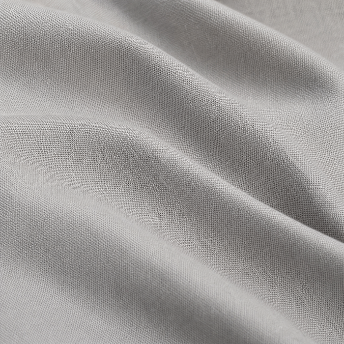 Steven Land Mens Solid Silver Contrast Spread Collar French Cuff Cotton Stretch Dress Shirt