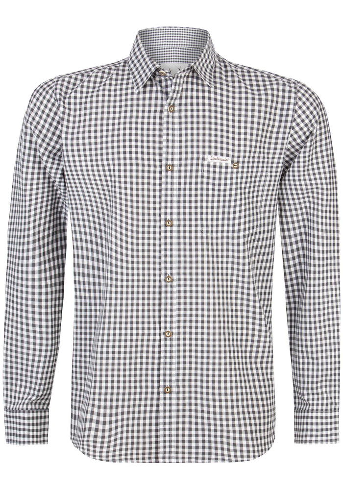 Stockerpoint Traditional Campos3 "anthracite" Long Sleeve Shirt (discontinued)