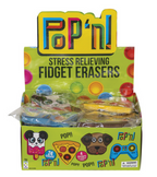 Stress Relieving Fidget Erasers (24 per unit) #71959, A-66