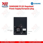 SUNSHINE P3 DC Regulated Power Supply – 5V/8.4V/15V Dual Display (European Plug)
