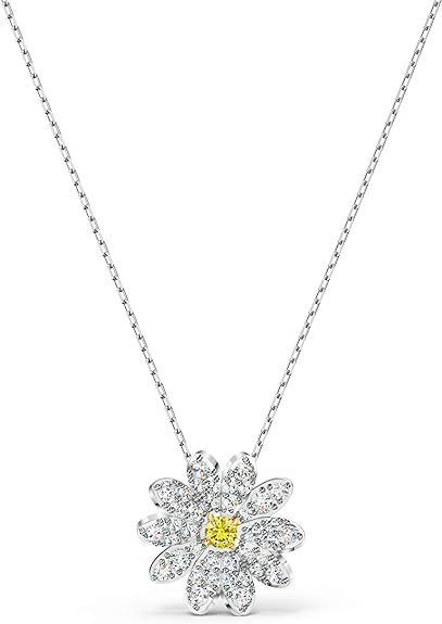 SWAROVSKI Eternal Flower Pendant -Yellow #5512662 - Shoppers-kart.com