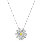 SWAROVSKI Eternal Flower Pendant -Yellow #5512662 - Shoppers-kart.com