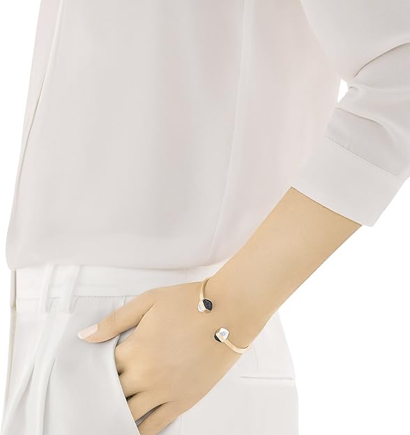 Swarovski Women’s Gold Crystal Bangle 5254011 - Shoppers-kart.com