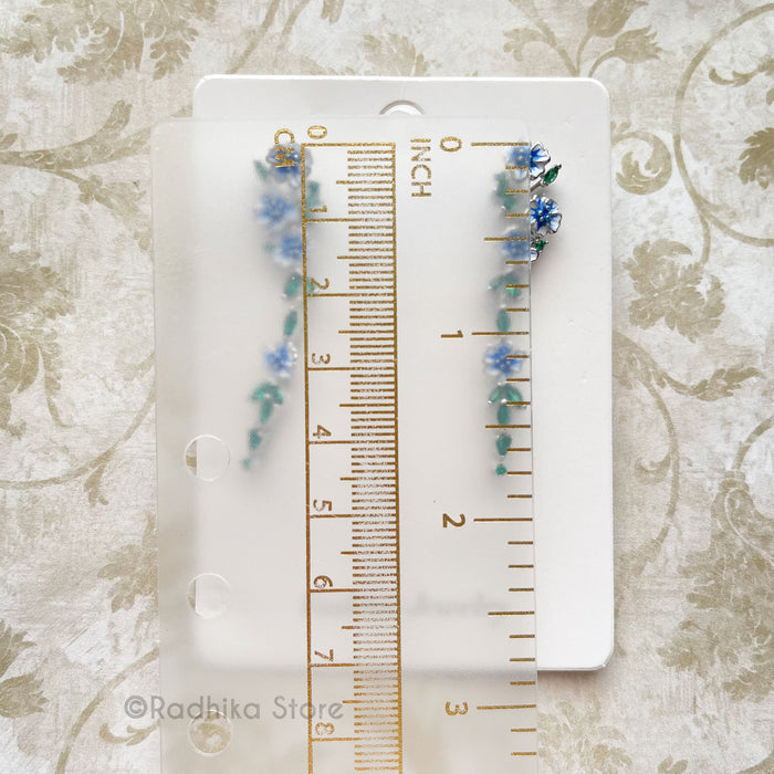 Sweet Radhika Flower Earrings