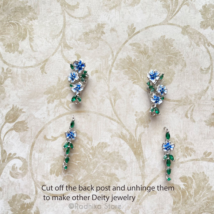 Sweet Radhika Flower Earrings