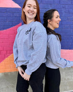 Take It Easy Badge Sweatshirt - Grey