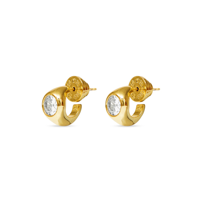 Talis Chains CZ Huggies - Gold