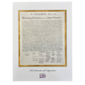 The Declaration of Independence 12" x 16" Commemorative Print