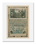 MFA Prints archival replica print of Theodorus van Hoytema, Biologische Tentoonstelling, 1910 from the Museum of Fine Arts, Boston collection.