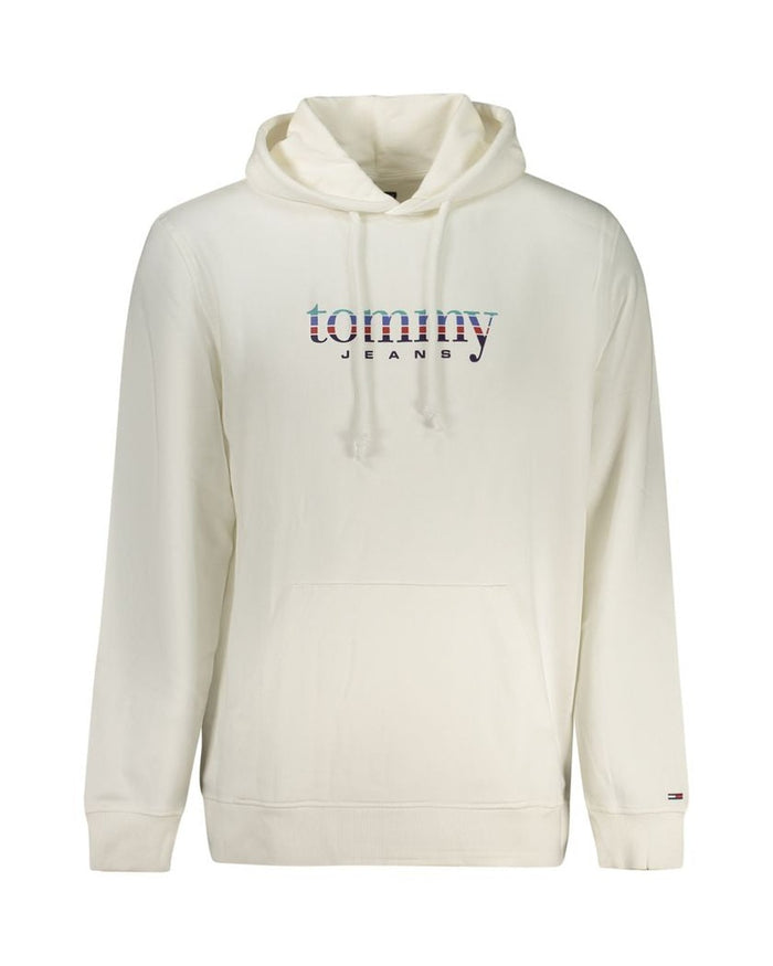 Tommy Hilfiger White Cotton Men's Hoodie
