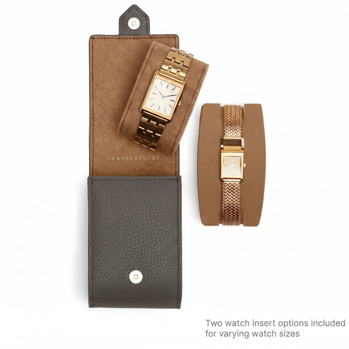 Travel Single Watch Pouch Driftwood