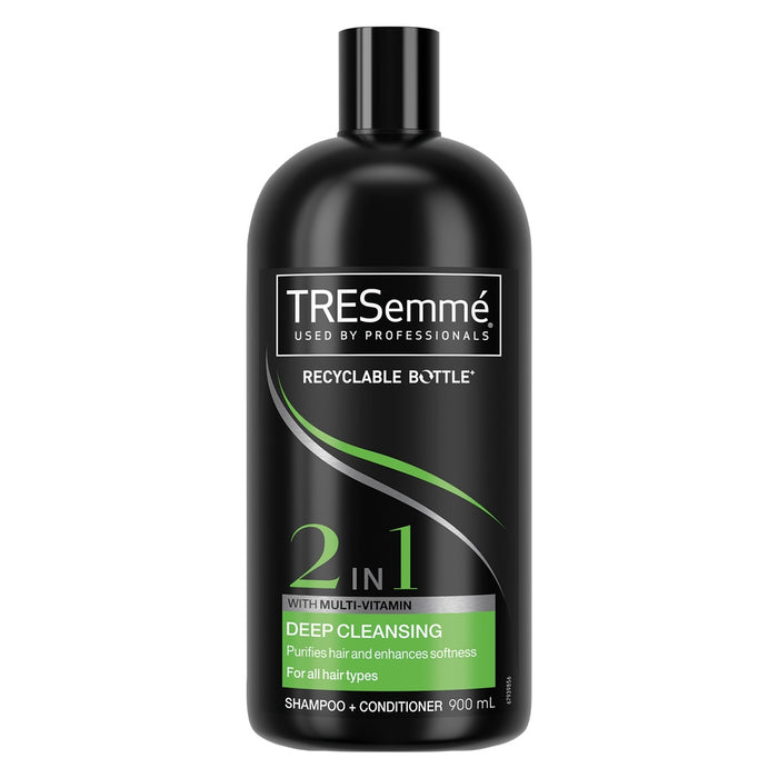 Tresedmme Deep Cleansing 2 In 1 Shampoo & Conditioner 900Ml | Poundstretcher  509303