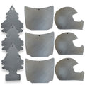 Ultimate 9 Piece Car & Motorcycle Themed Christmas Ornament Set