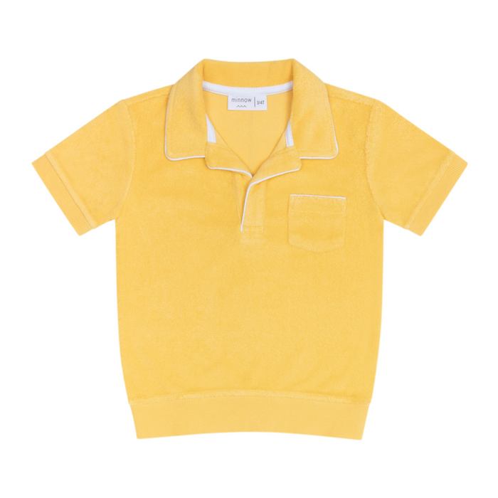 unisex soleil french terry polo