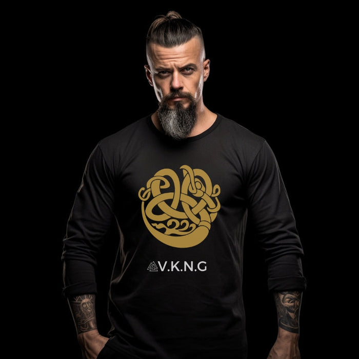 Printify Long-sleeve Urnes V.K.N.G™  Long Sleeve