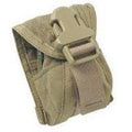 USGI Single Frag MOLLE Grenade Pouch – Khaki Cordura Nylon, 3.75"x3"x2", Made in USA