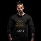 Printify Long-sleeve Valknut  V.K.N.G™ Long Sleeve