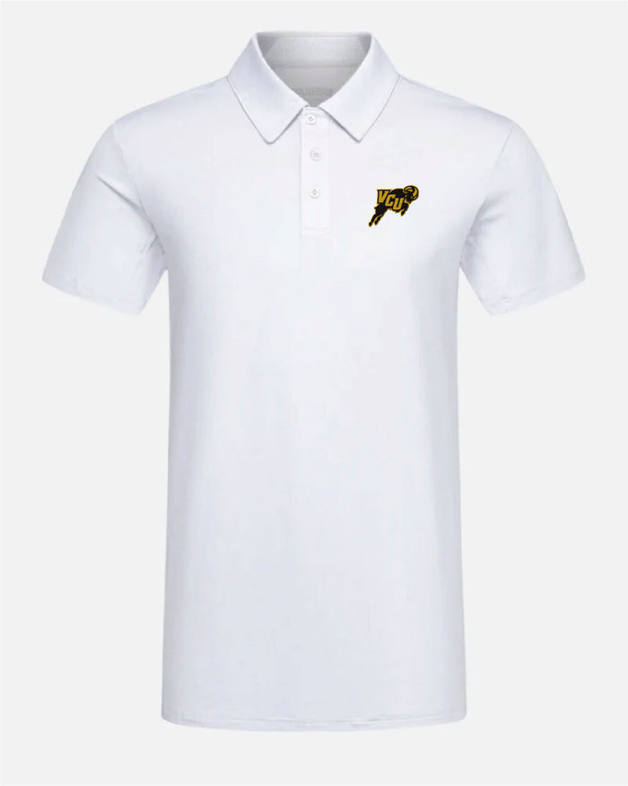 VCU Crest 2.0 Polo Light Grey