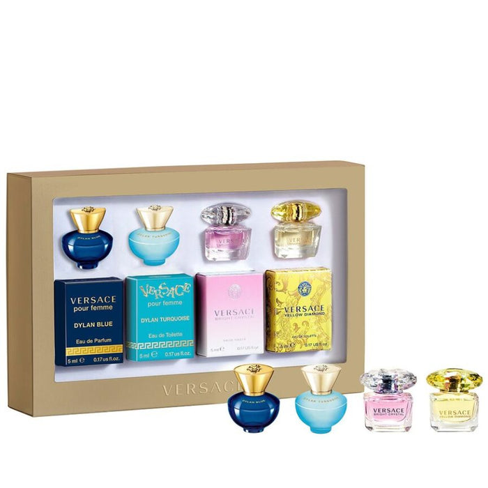 Versace Travel by Versace for Women 5ml EDT 4pc Gift Set