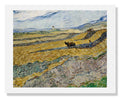 MFA Prints archival replica print of Vincent van Gogh, Enclosed Field with Ploughman from the Museum of Fine Arts, Boston collection.
