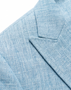 Vitali Textured Sky Blue Modern Fit Peak Lapel 2-Button Sport Coat