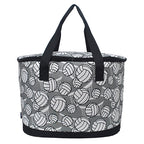 volleyball cooler bag, insulated volleyball lunch bag, volleyball print cooler tote, volleyball mom cooler bag, NGIL volleyball cooler, sporty volleyball lunch tote, volleyball themed insulated bag, volleyball team snack cooler, volleyball game day lunch bag, volleyball coach cooler bag, volleyball practice snack bag,