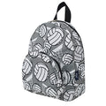 Volleyball canvas backpack, mini backpack, backpack, team backpack, volleyball bag, volleyball design, volleyball print, volleyball teams, team players, team gifts, volleyball gifts, personalized gift,  Personalized backpack,  Volleyball-themed Backpack, Sports Canvas Backpack, Volleyball Player Bag, Canvas School Backpack,
